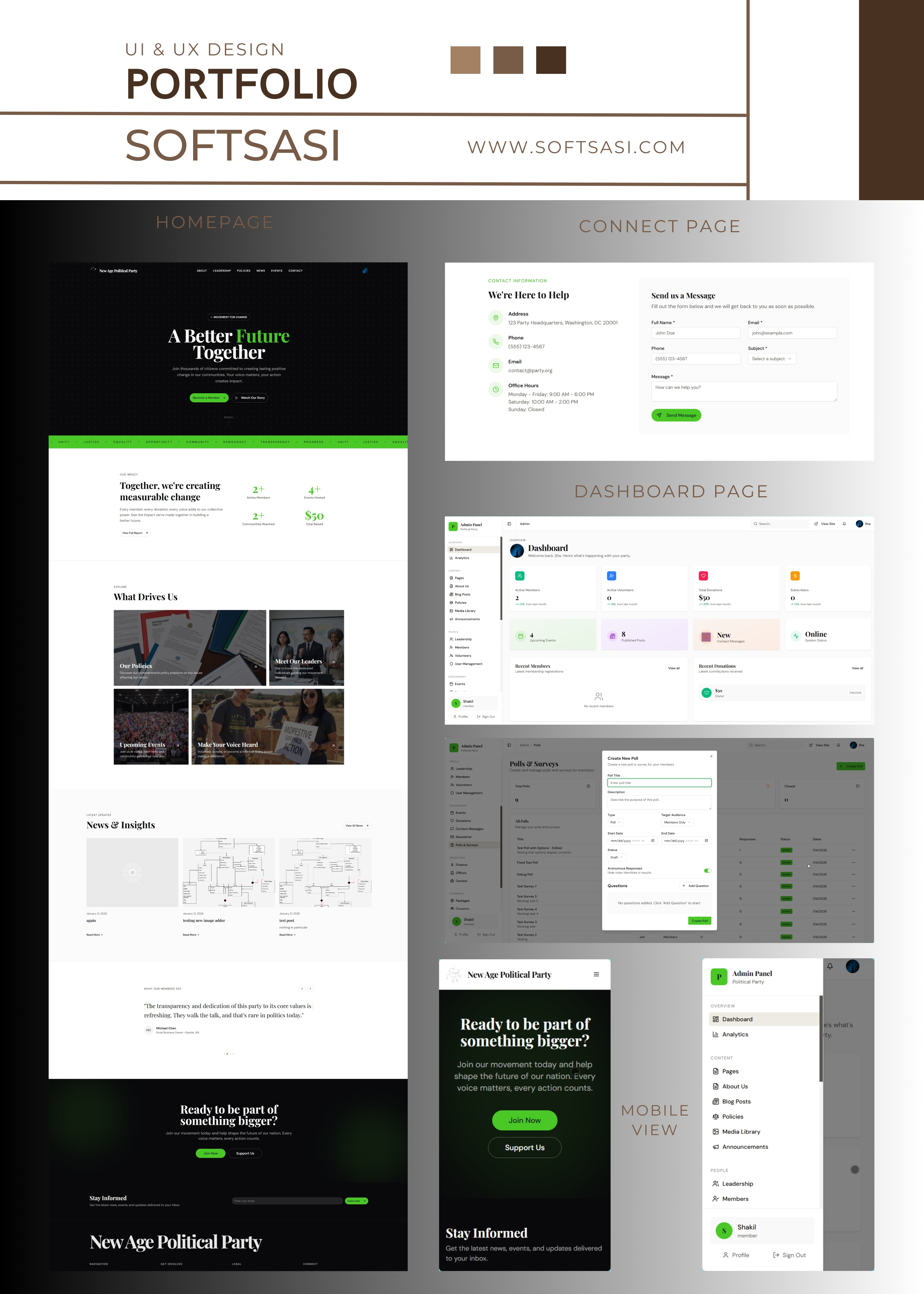 Political Campaign UI